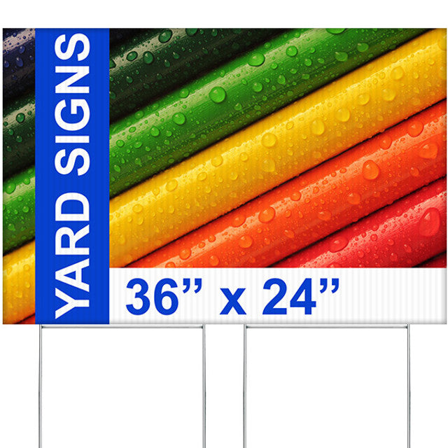 Letreros para jardín - 36" x 24"