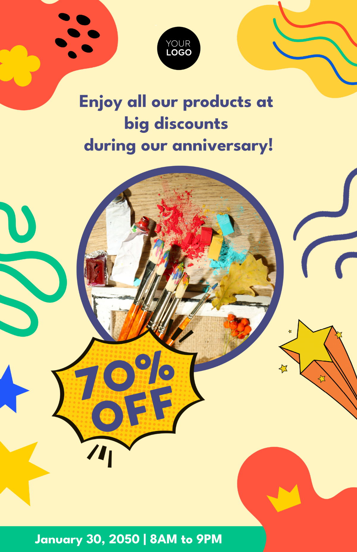 Pósteres de 11" x 17" (cantidad 10)