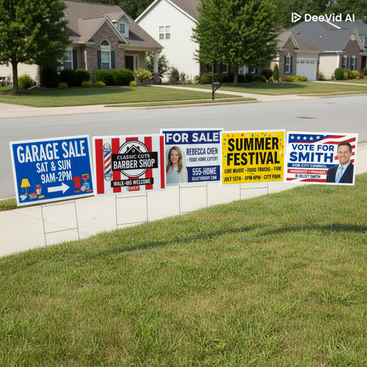 Letreros para jardín - 18" x 24"